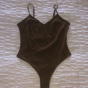 Forever21 brown body suit